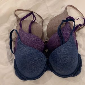 Set of 3 VS padded bras
